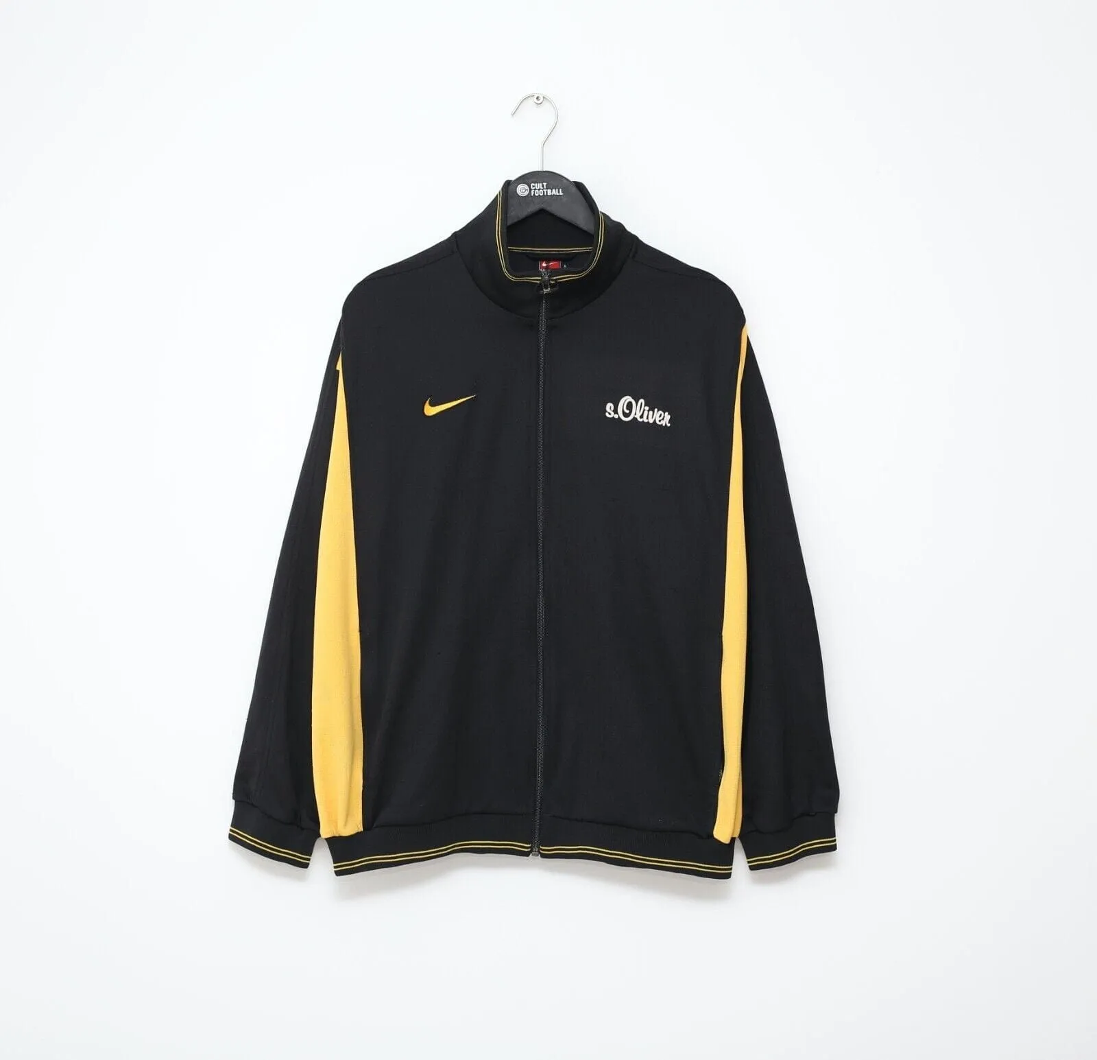 1998/00 BORUSSIA DORTMUND Vintage Retro Nike Football Hoodie (L)