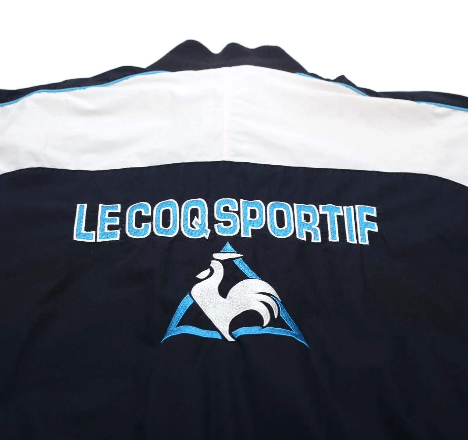 2001/03 MANCHESTER CITY Vintage le coq sportif Football Track Top Jacket (L)