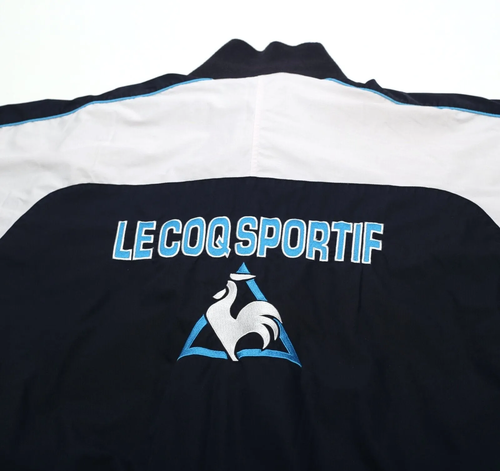 2001/03 MANCHESTER CITY Vintage le coq sportif Football Track Top Jacket (L)