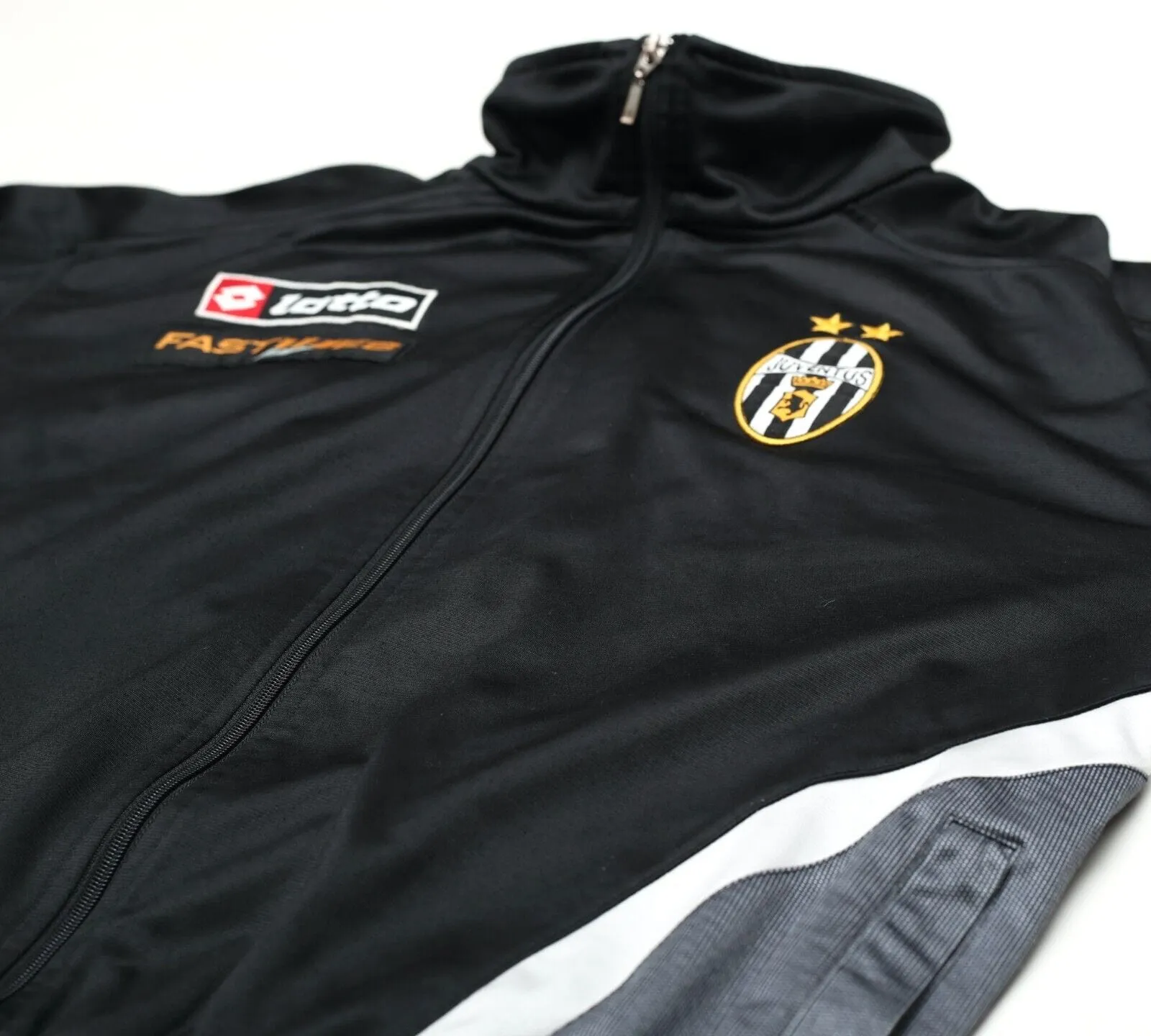 2002/03 JUVENTUS Vintage Lotto Track Top Jacket (S/M) Del Piero, Nedved Era