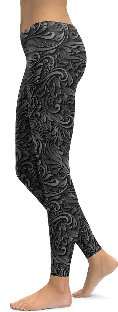 3D Art Deco Leggings