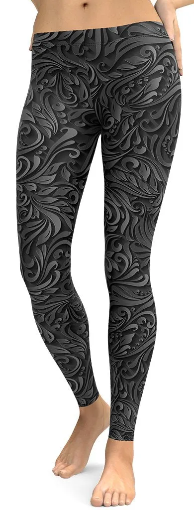 3D Art Deco Leggings