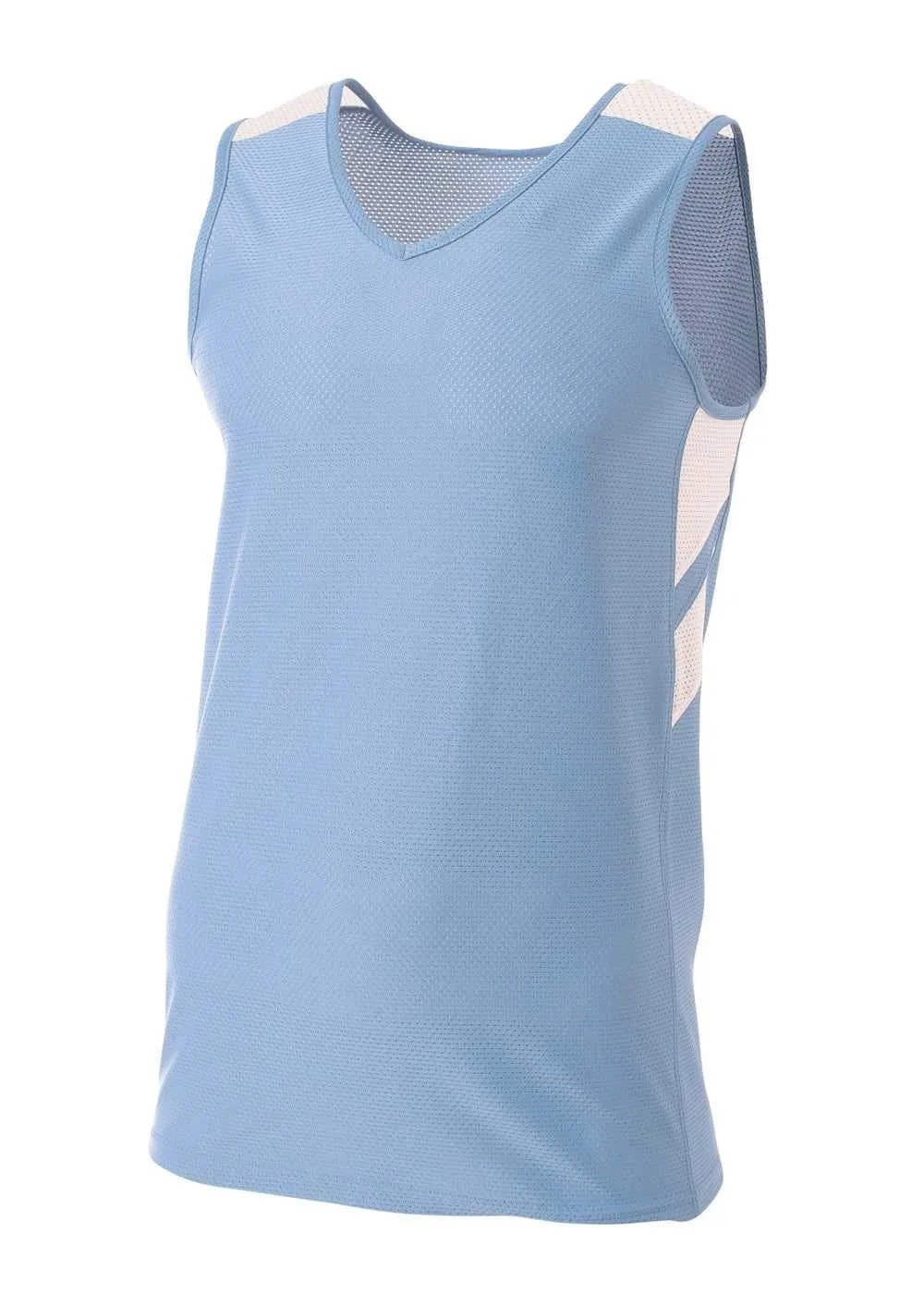 A4 N1178 Fast Break Jersey - Light Blue White