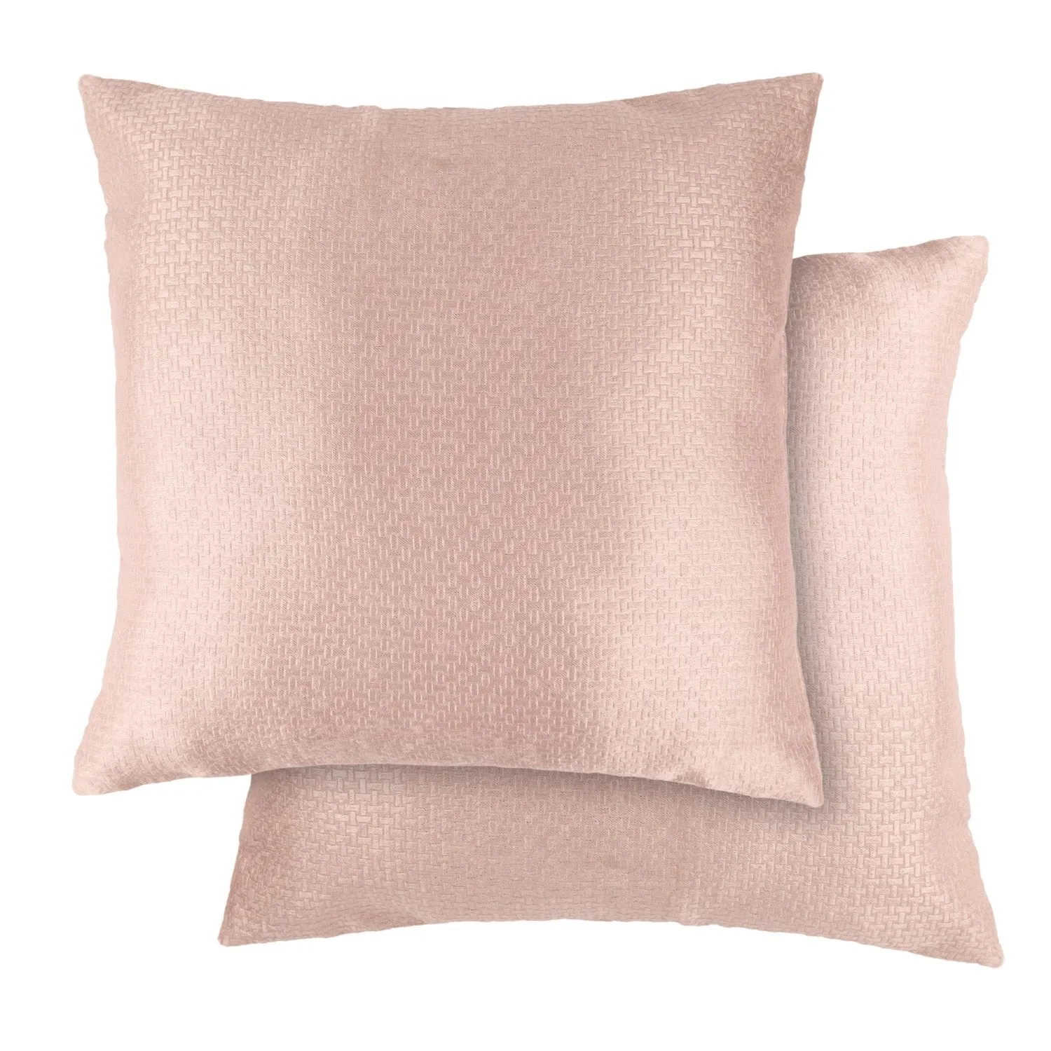 Ambiance Blush Pink Cushion Covers Pair (43cm x 43cm)