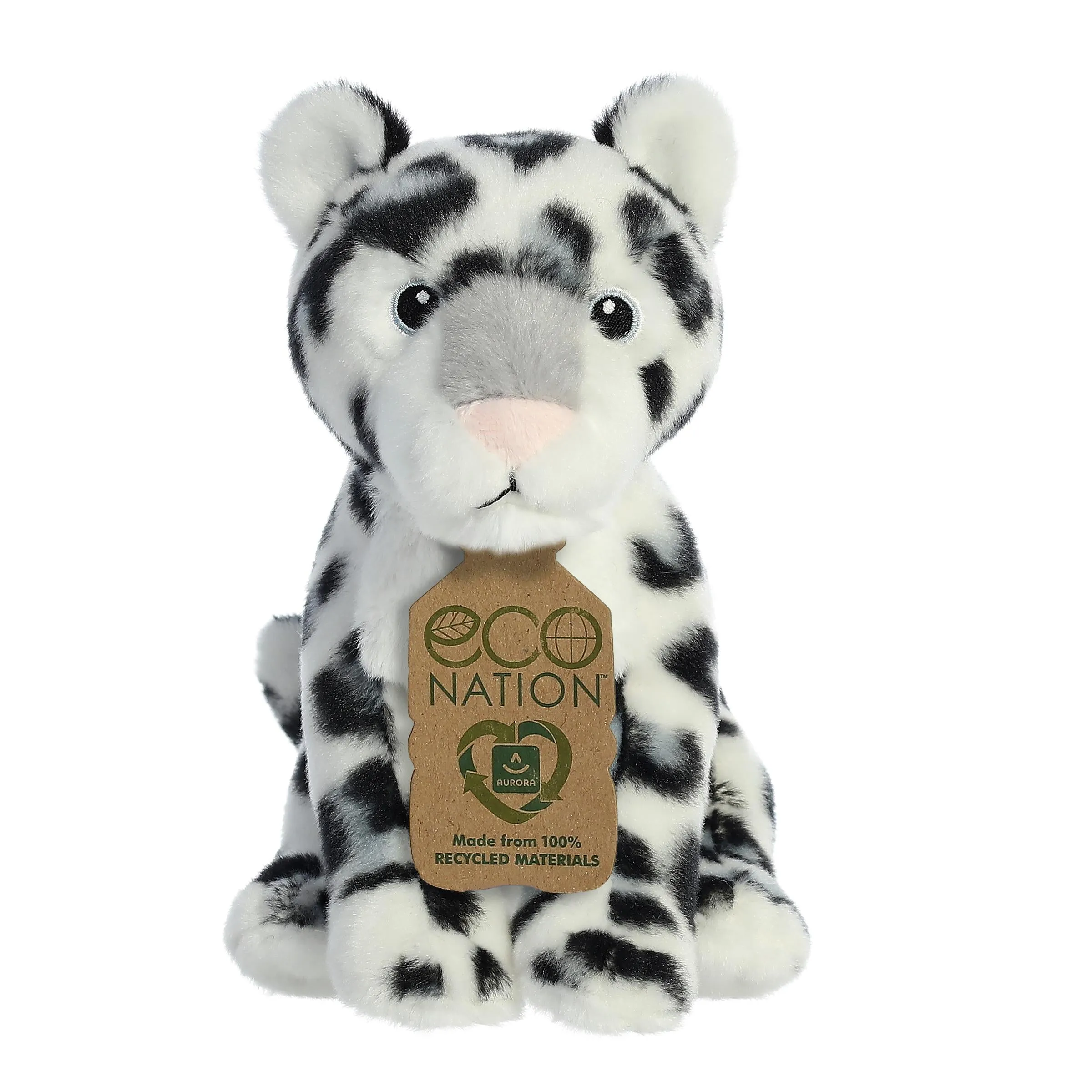 Aurora® - Eco Nation™ - 9" Snow Leopard