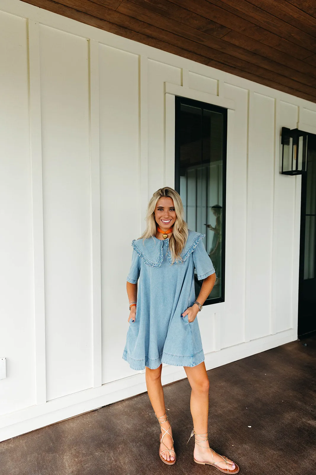 Bale Denim Dress - Lt Denim