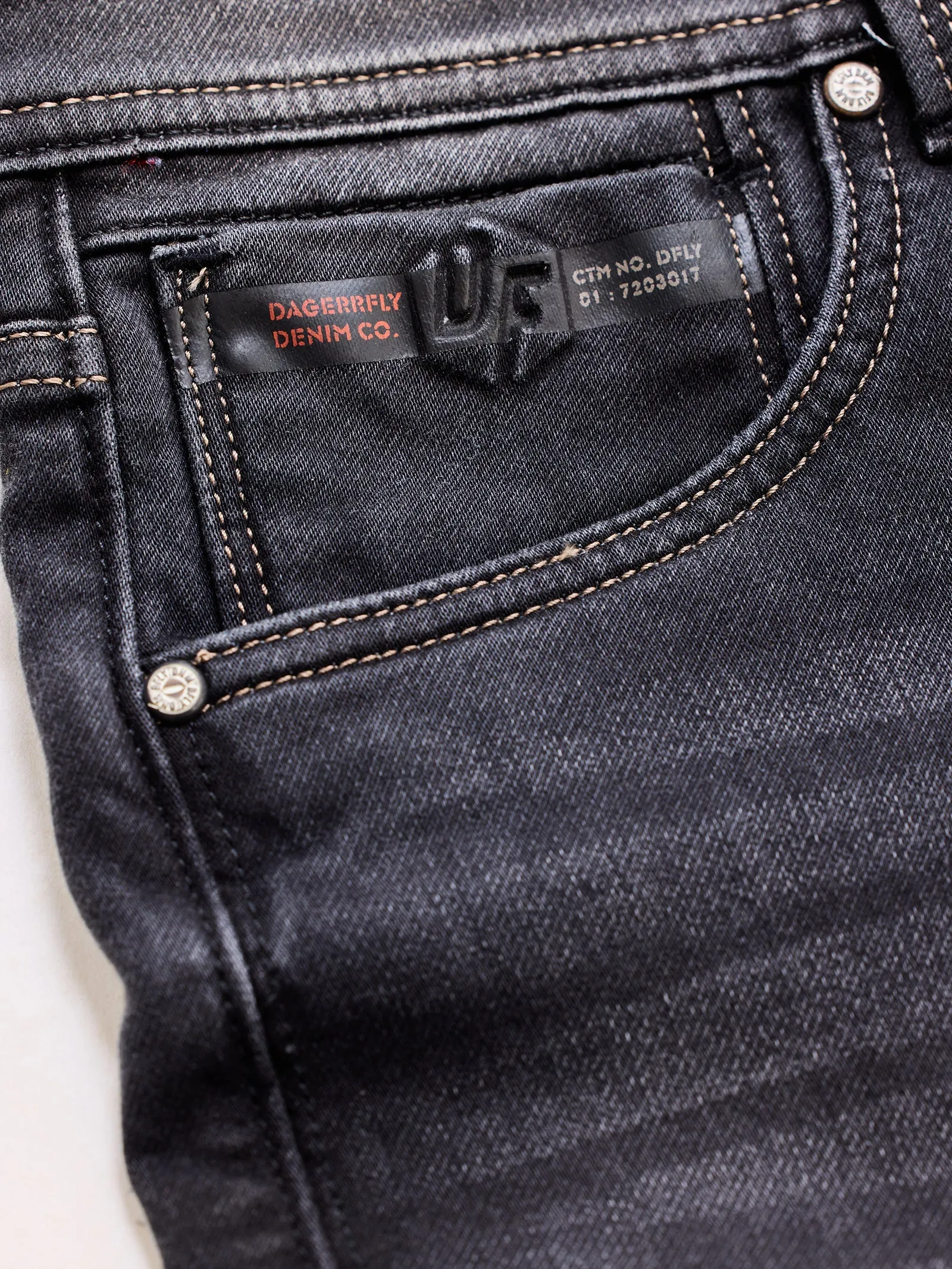 Black Slim Fit Stretch Jeans