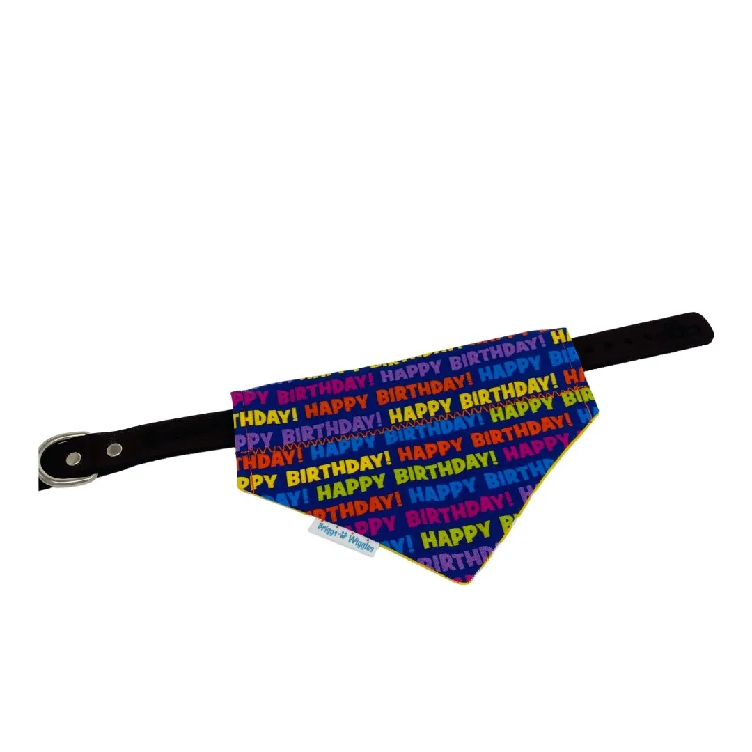 Bright & Happy Birthday Dog Bandana