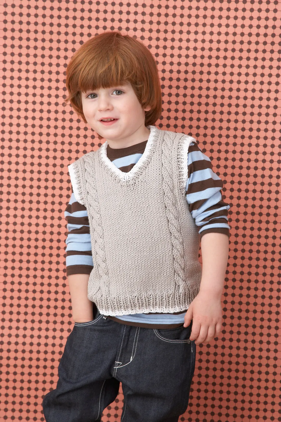 Cable Vest Pattern (Knit)