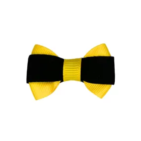 Cat Collar Bow: Black and Yellow Cat Collar Bow