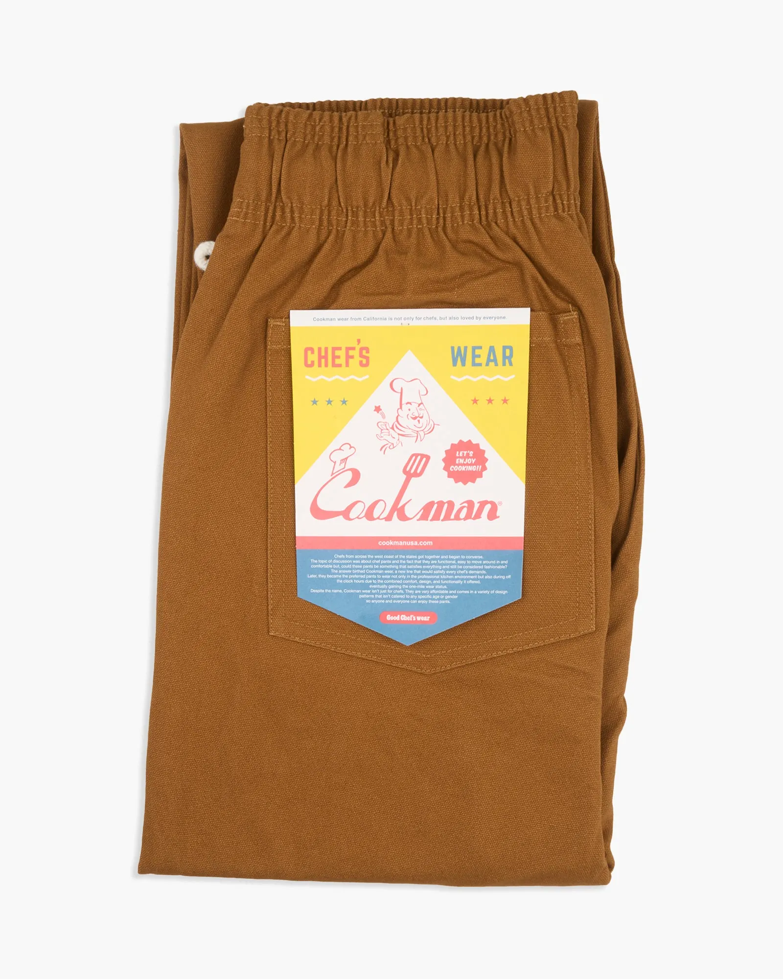 Cookman Chef Pants - Duck Canvas Brown