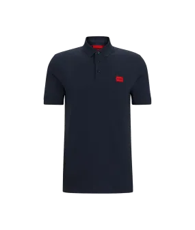 Cotton-Piqué Slim-Fit Polo Shirt - Navy