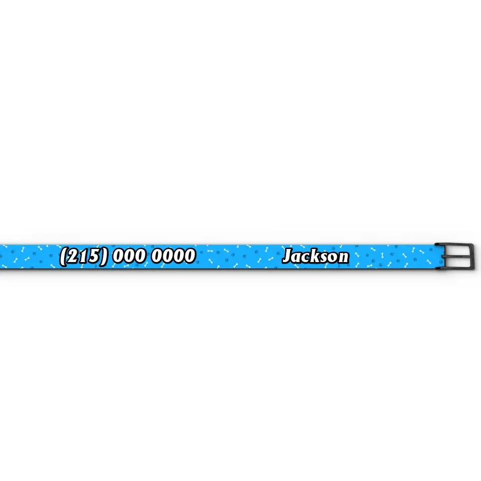 Custom Dog Collar With Name & Phone Number