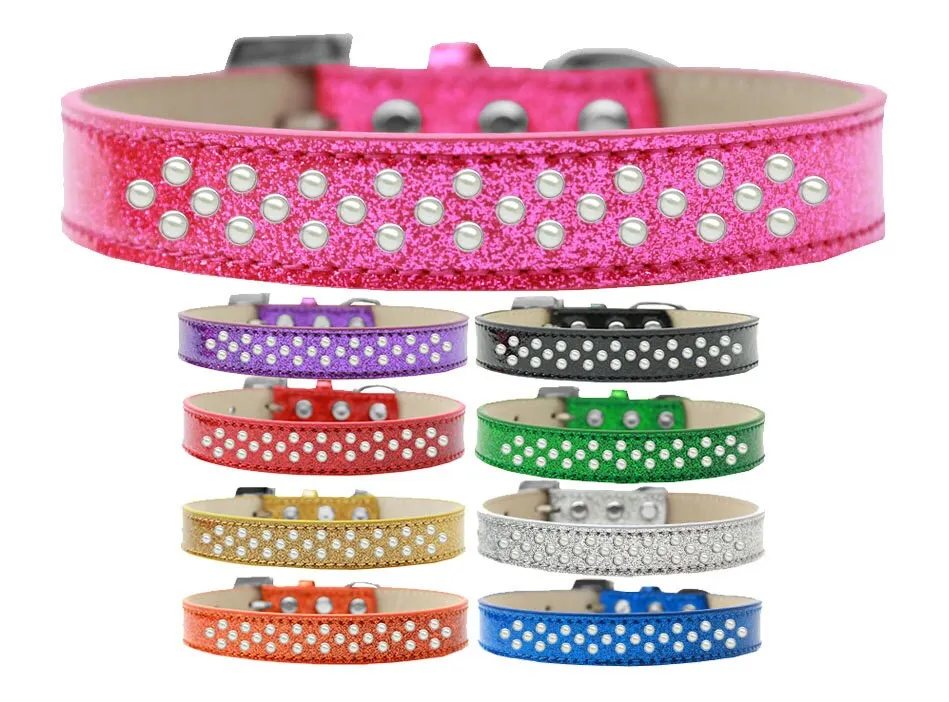 Dog, Puppy & Pet Ice Cream  Collar, "Pearl Rimsets Sprinkles"