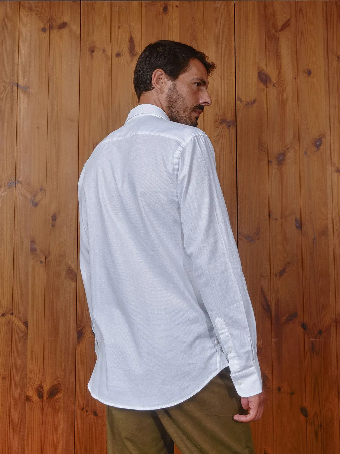 Dress Shirt Slim Fit Porto White