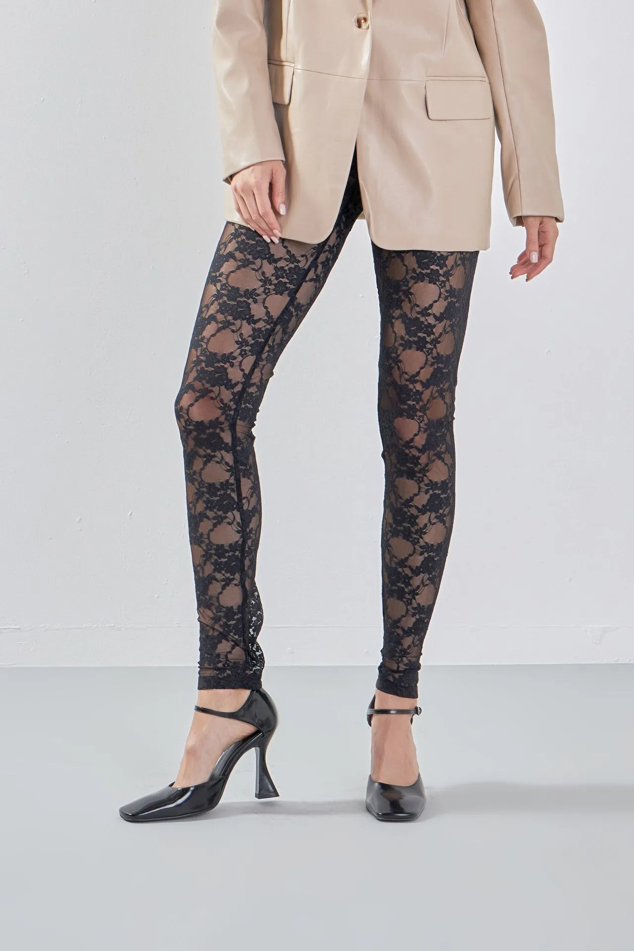 Endless Rose - Floral Lace Leggings