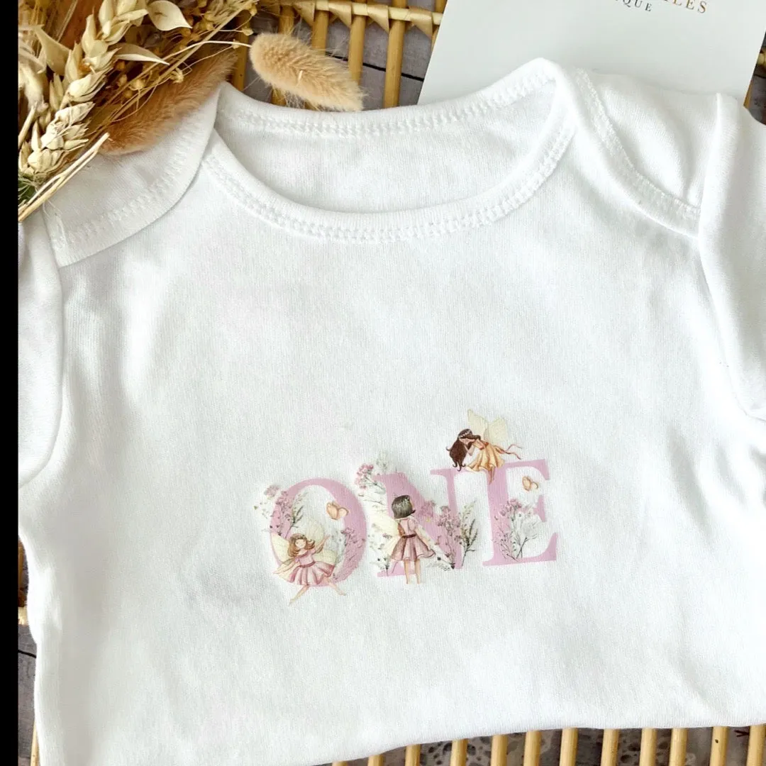 Fairy First Birthday Vest