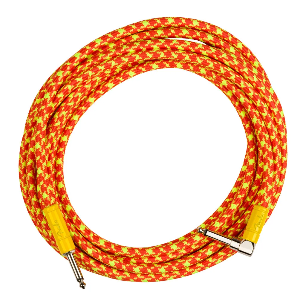 Fender MonoNeon Instrument Cable, 18.6', Orange