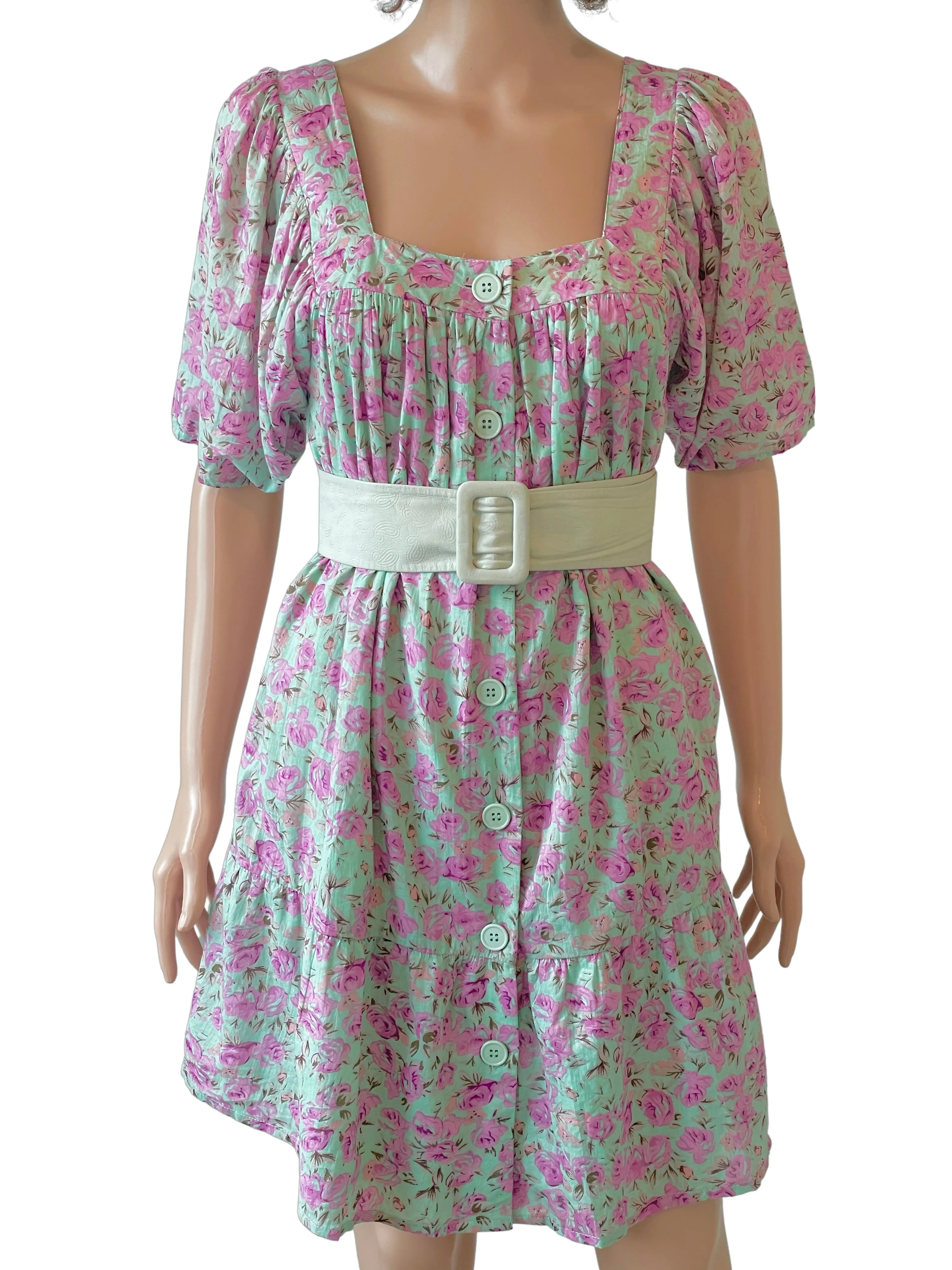 Floral Smock Summer Dress