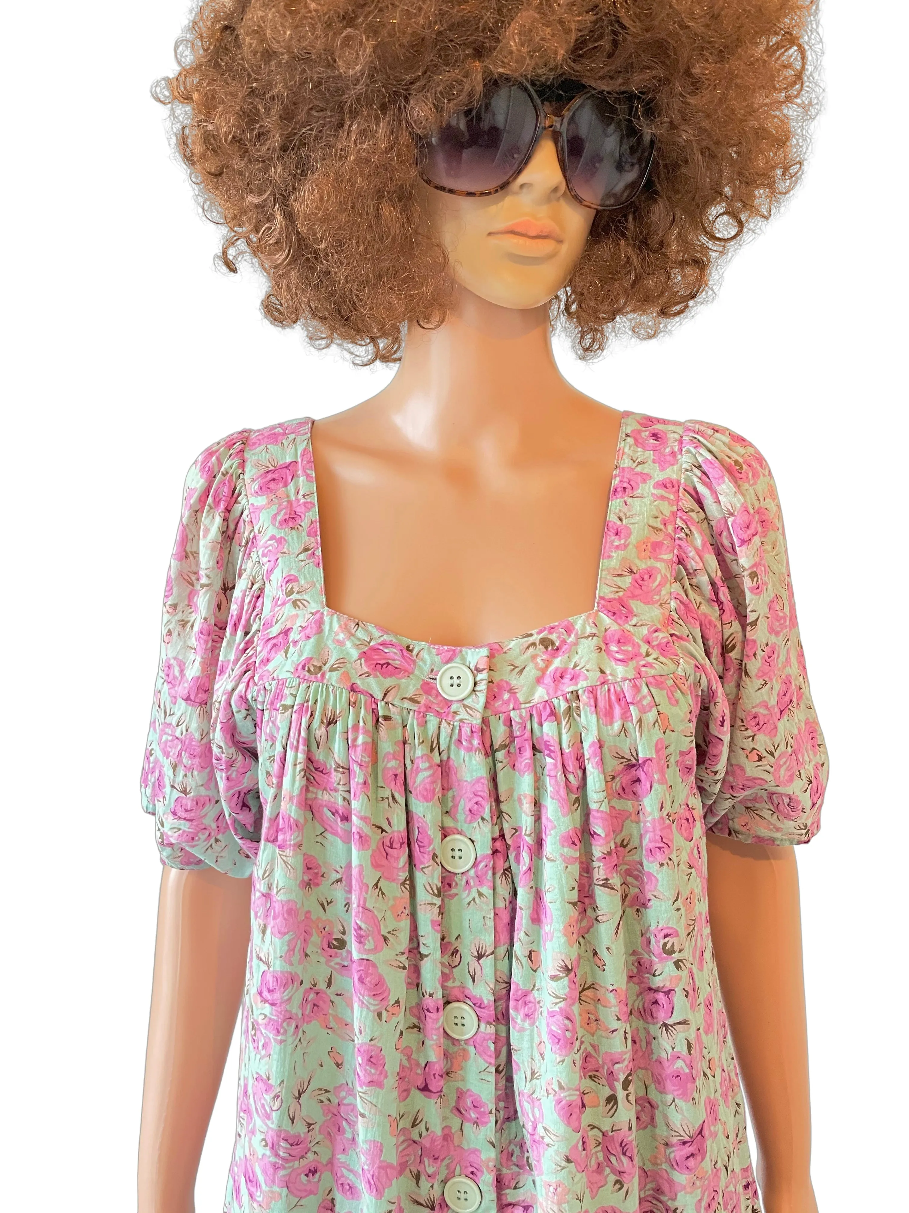 Floral Smock Summer Dress