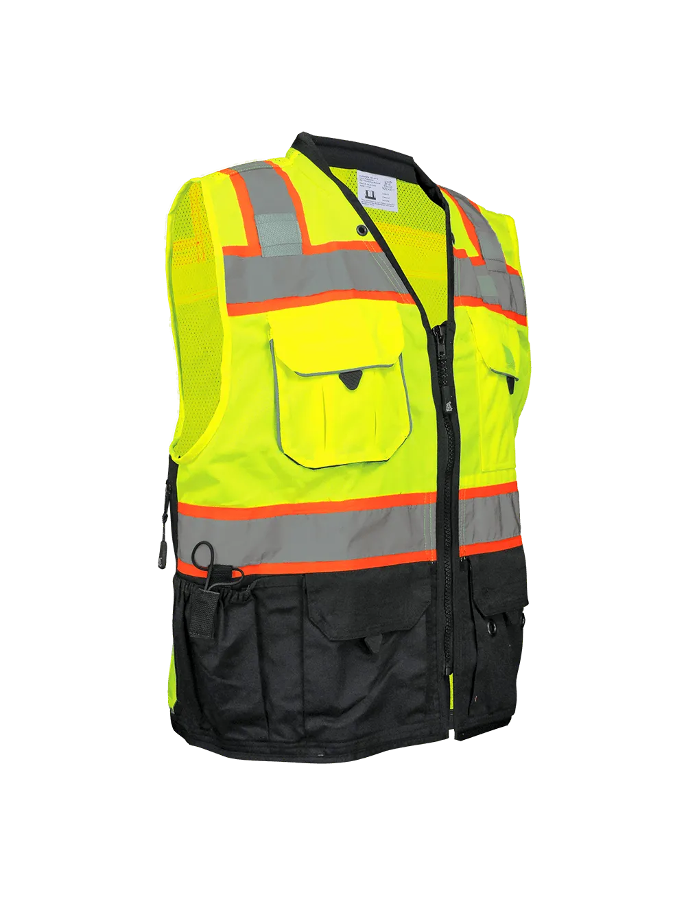 FrogWear® HV Premium High-Visibility Surveyors Safety Vest - GLO-099