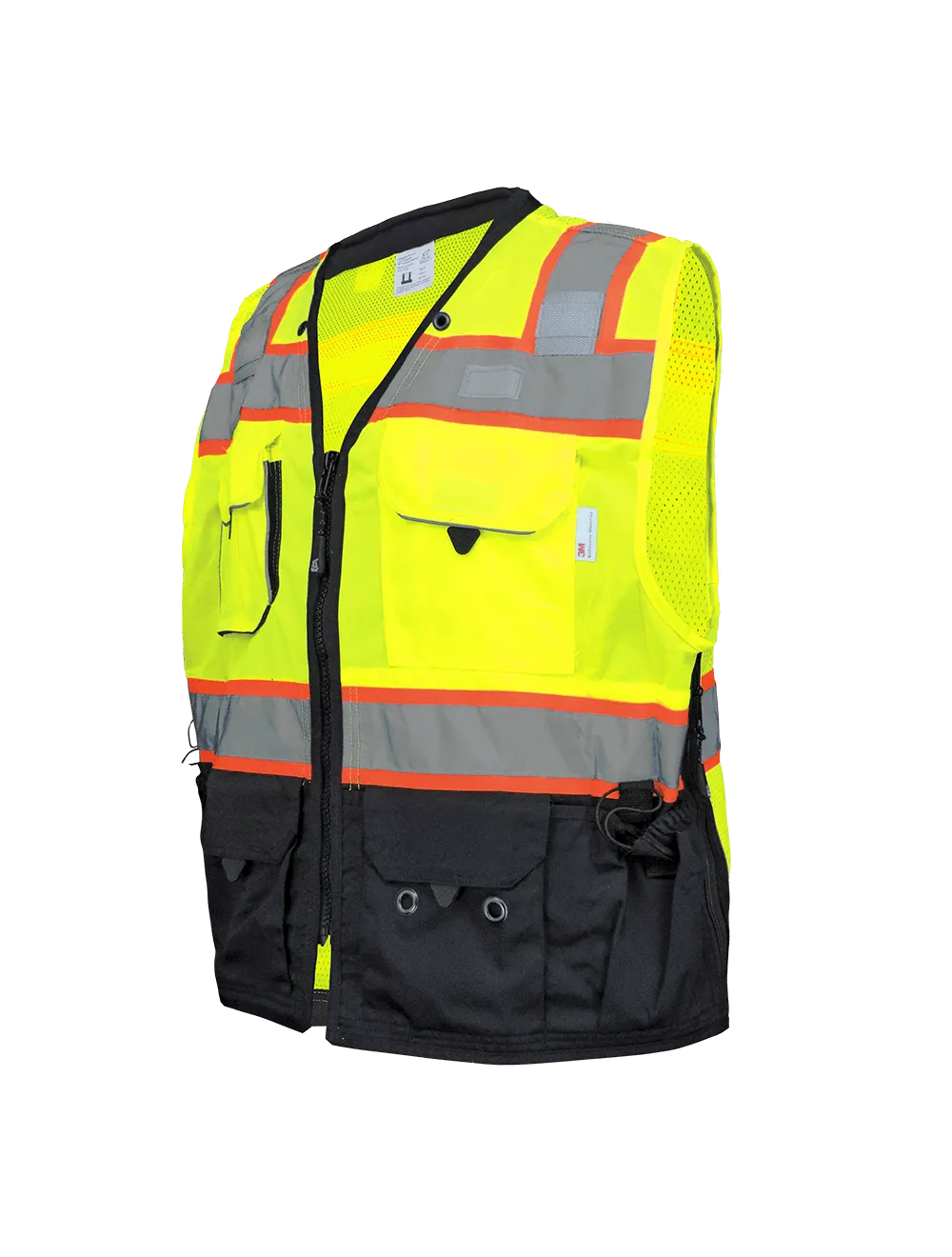 FrogWear® HV Premium High-Visibility Surveyors Safety Vest - GLO-099