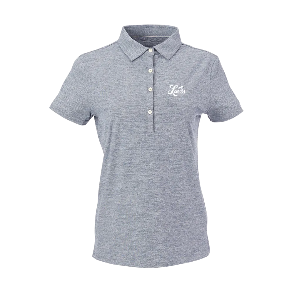 Full Turn Women's Zen Ecotec Peached Polo - Navy/Cloud