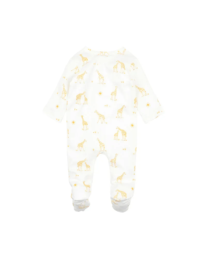 GIRAFFE ORGANIC LS ONESIE