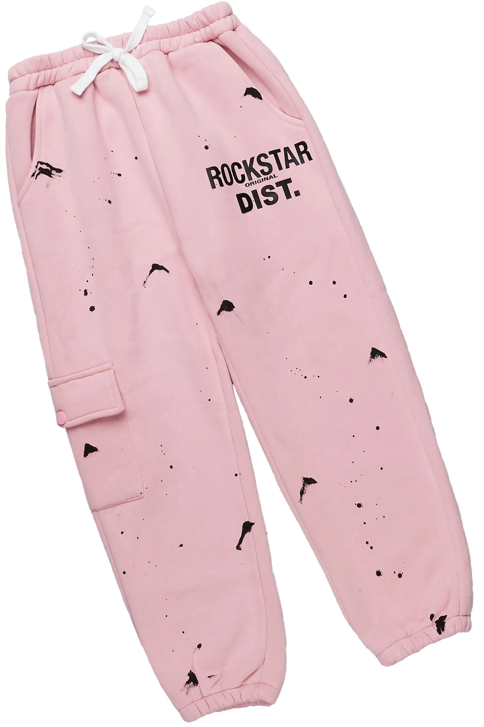 Girls Hadley Blush Zip Up Hoodie Pant Set