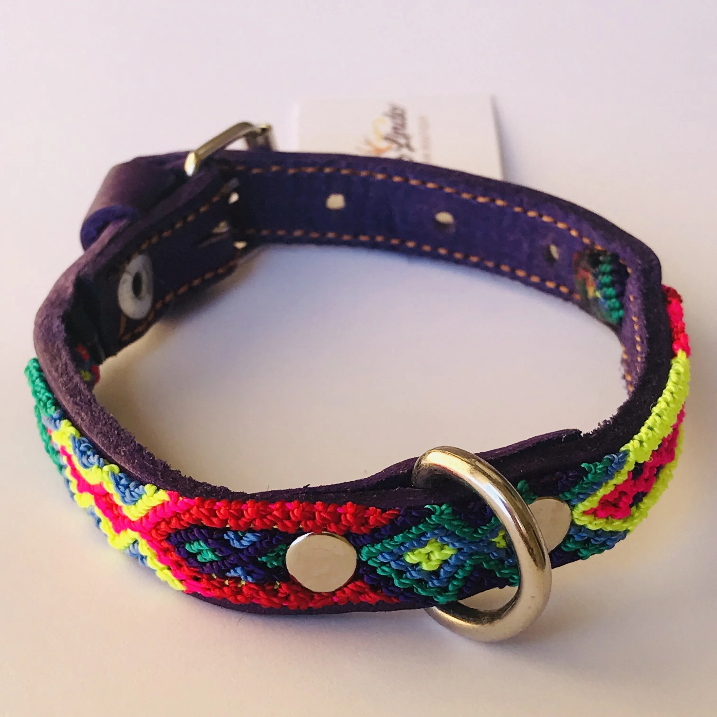 Hand Woven Dog Collar XXS for Cats and Mini Breeds