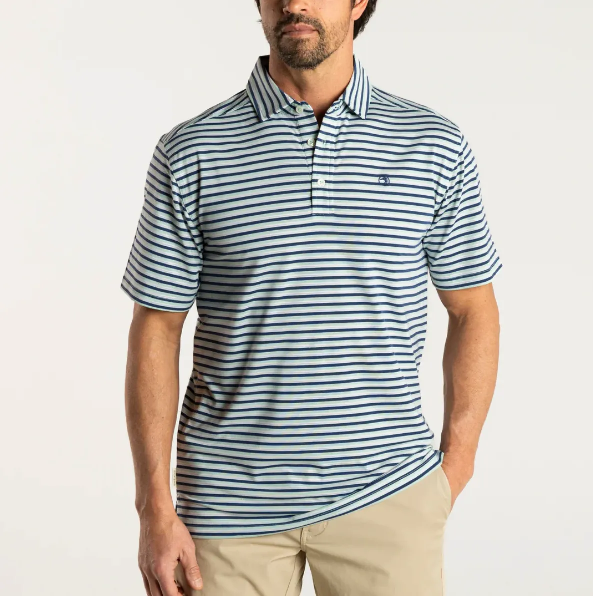 Hayes Performance Polo Crown Blue