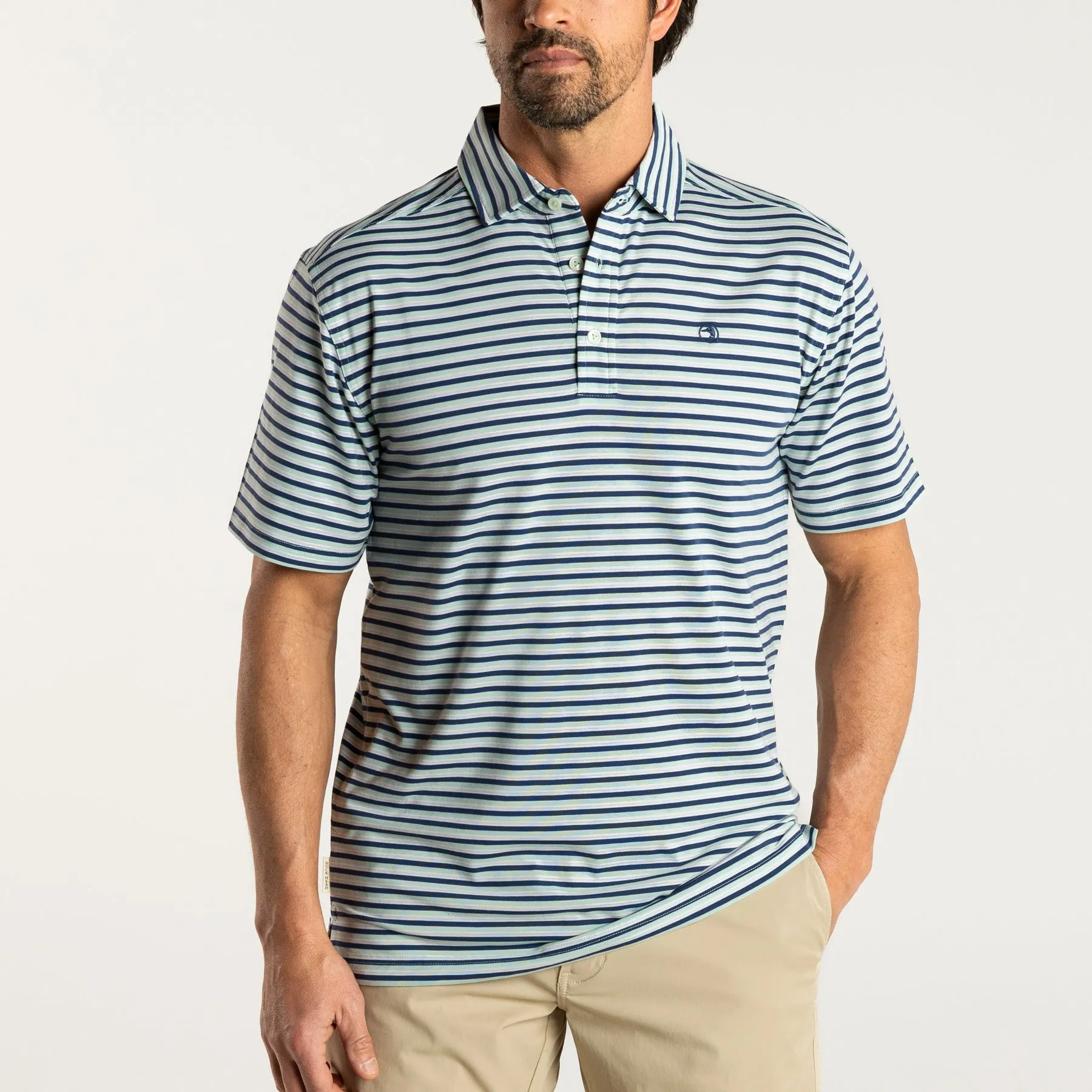 Hayes Stripe Performance Polo