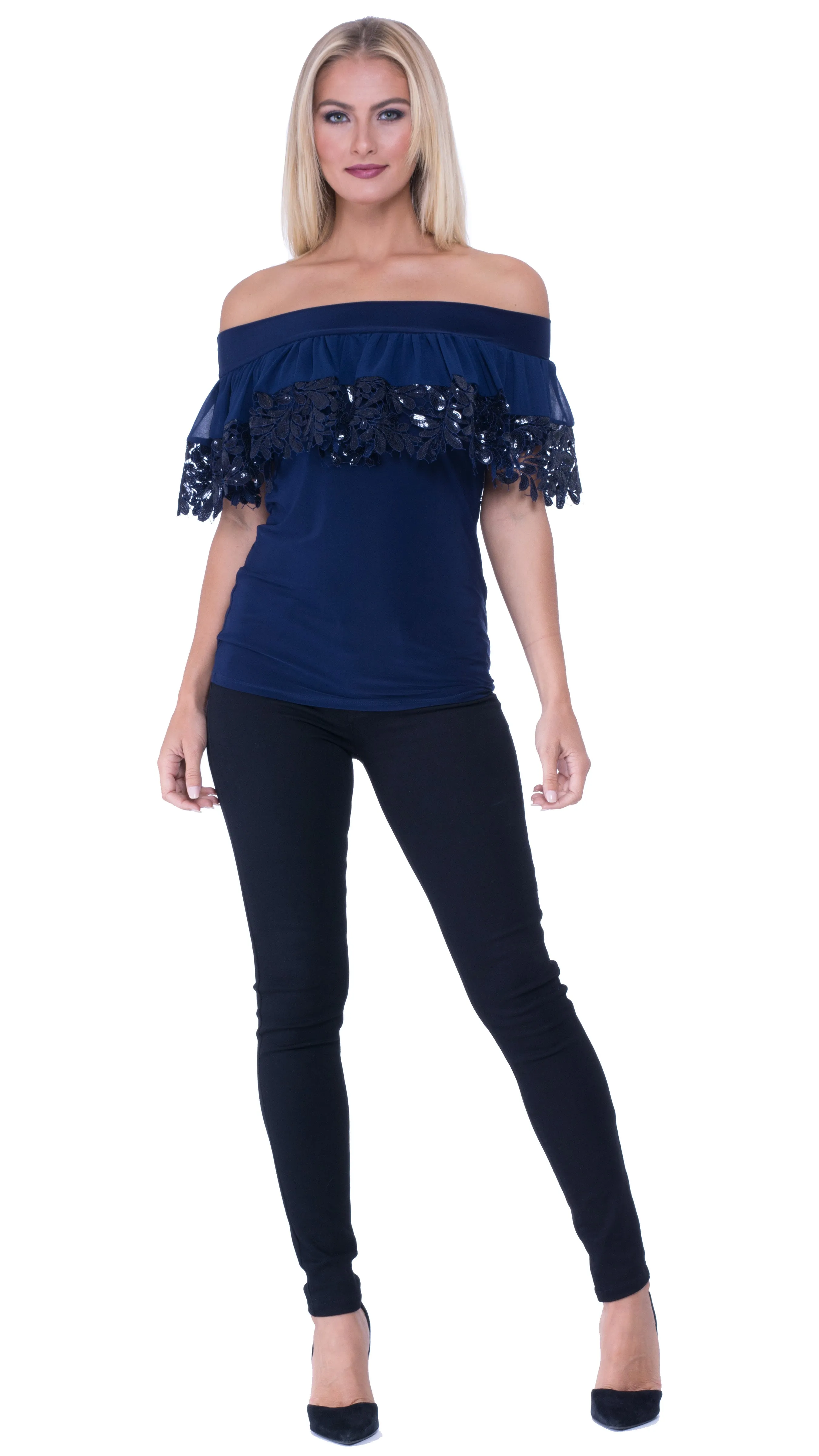 Iris Off The Shoulder Ruffled Top