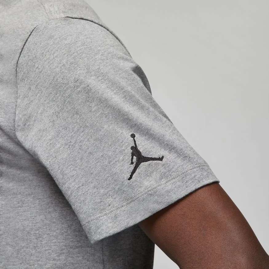 Jordan Air Men's Embroidered T-Shirt Grey