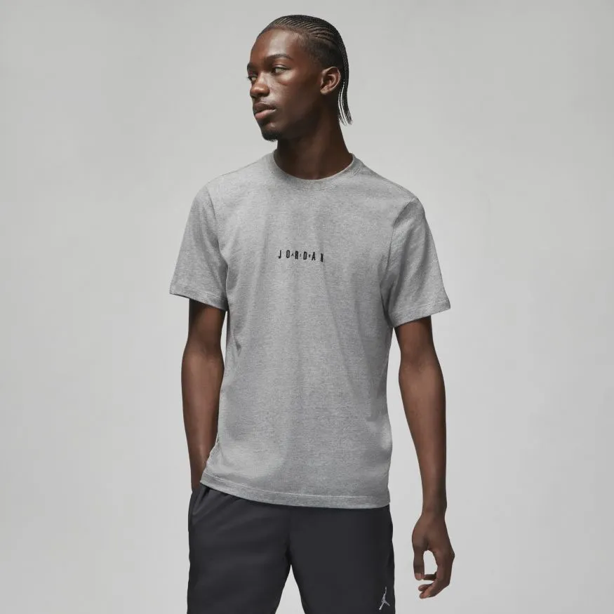 Jordan Air Men's Embroidered T-Shirt Grey