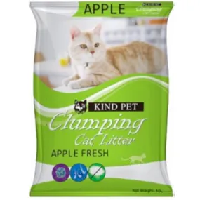 Kind Pet Clumping Coarse Cat Litter 10L - Apple