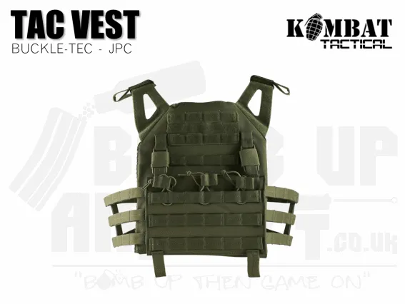 Kombat UK Buckle-Tek JPC Tac Vest - OD Green