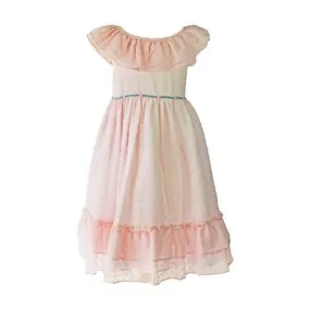 Light Pink Clip Dot Toddler Dress