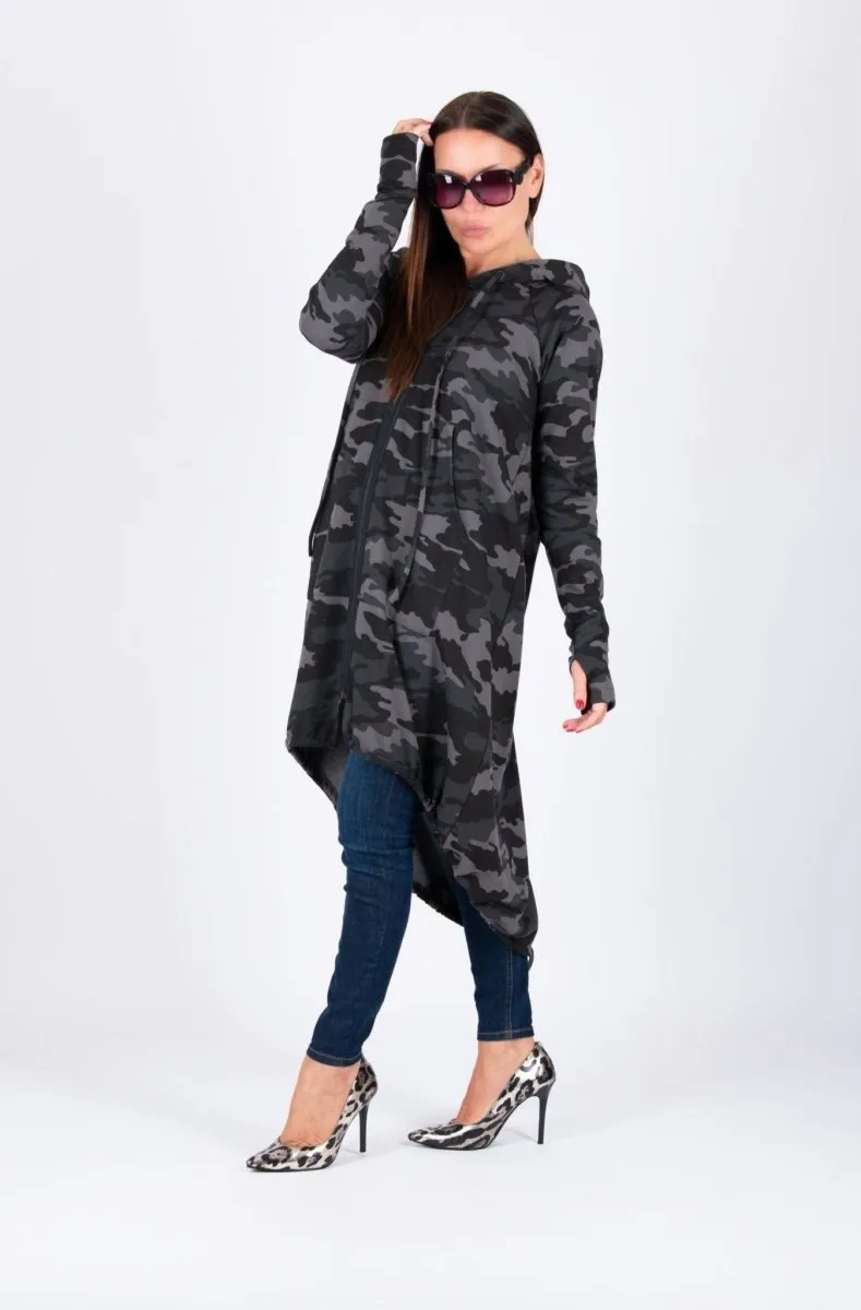 LILY Military Hooded Sweatshirt  SALE