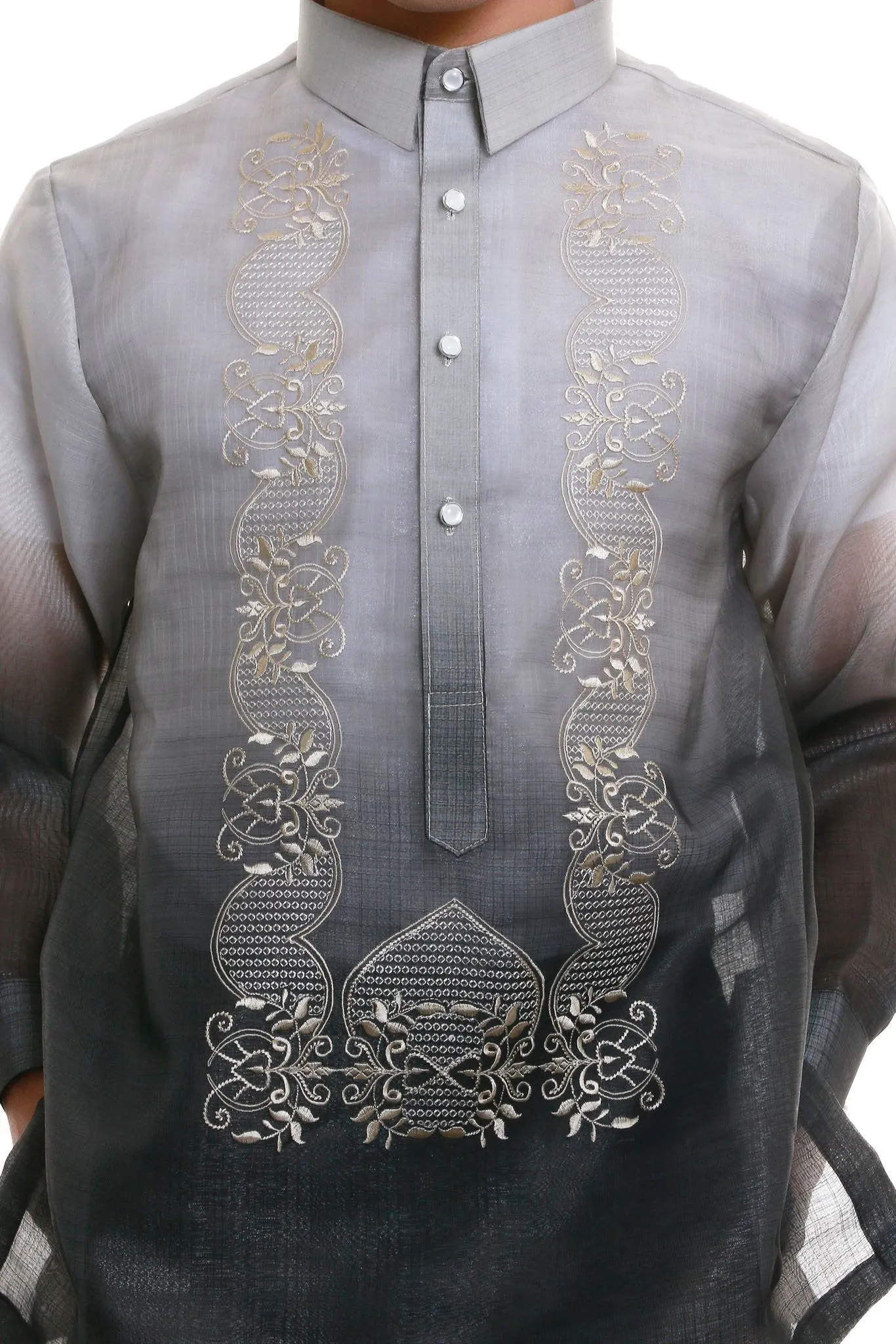 MC08 - MADE-TO-ORDER - Cocoon Pina Barong Tagalog Gray