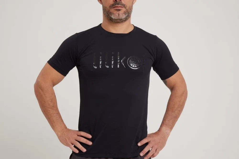 Men's Dri-Fit T-Shirt with LILIKOI logo - BLACK