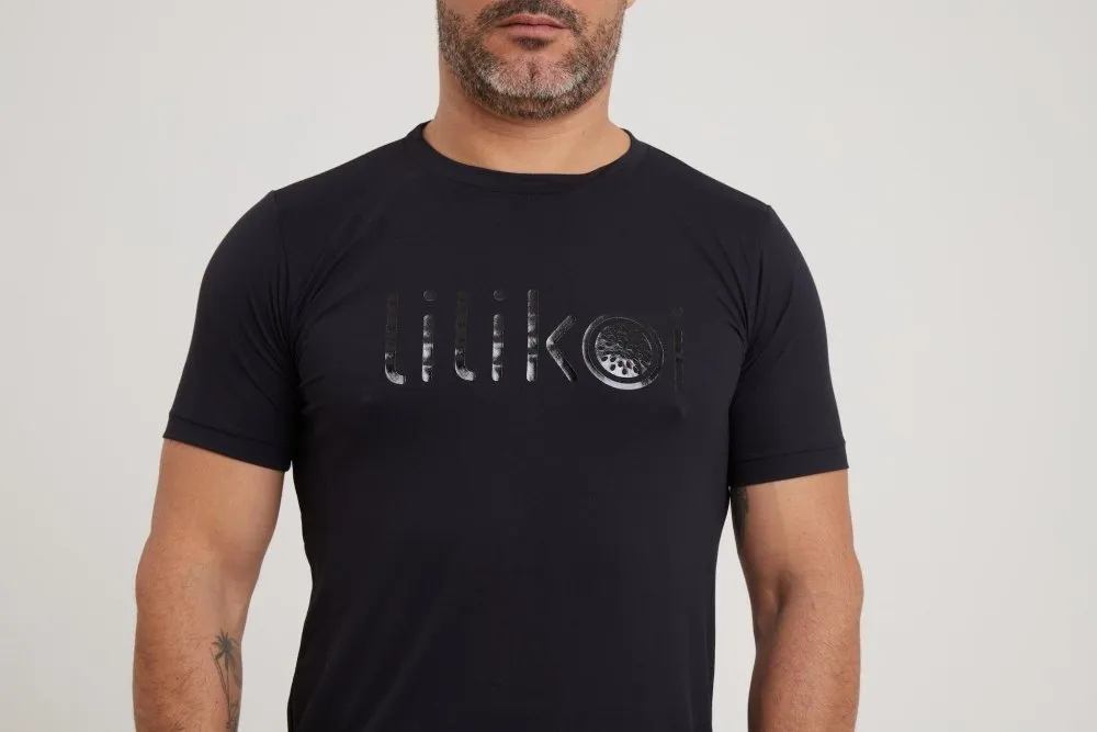 Men's Dri-Fit T-Shirt with LILIKOI logo - BLACK