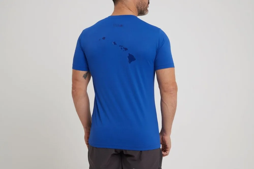 Men's Dri-Fit T-Shirt with LILIKOI logo - ROYAL BLUE