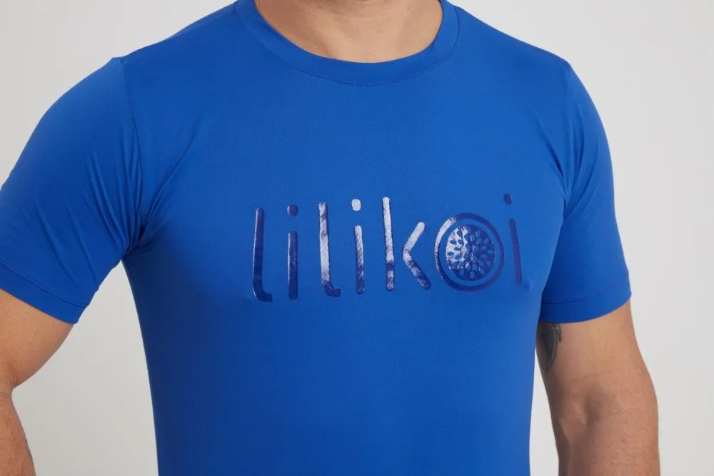 Men's Dri-Fit T-Shirt with LILIKOI logo - ROYAL BLUE