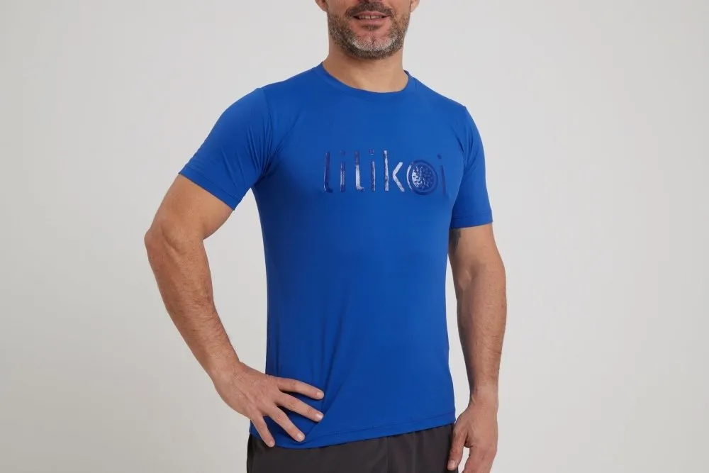 Men's Dri-Fit T-Shirt with LILIKOI logo - ROYAL BLUE