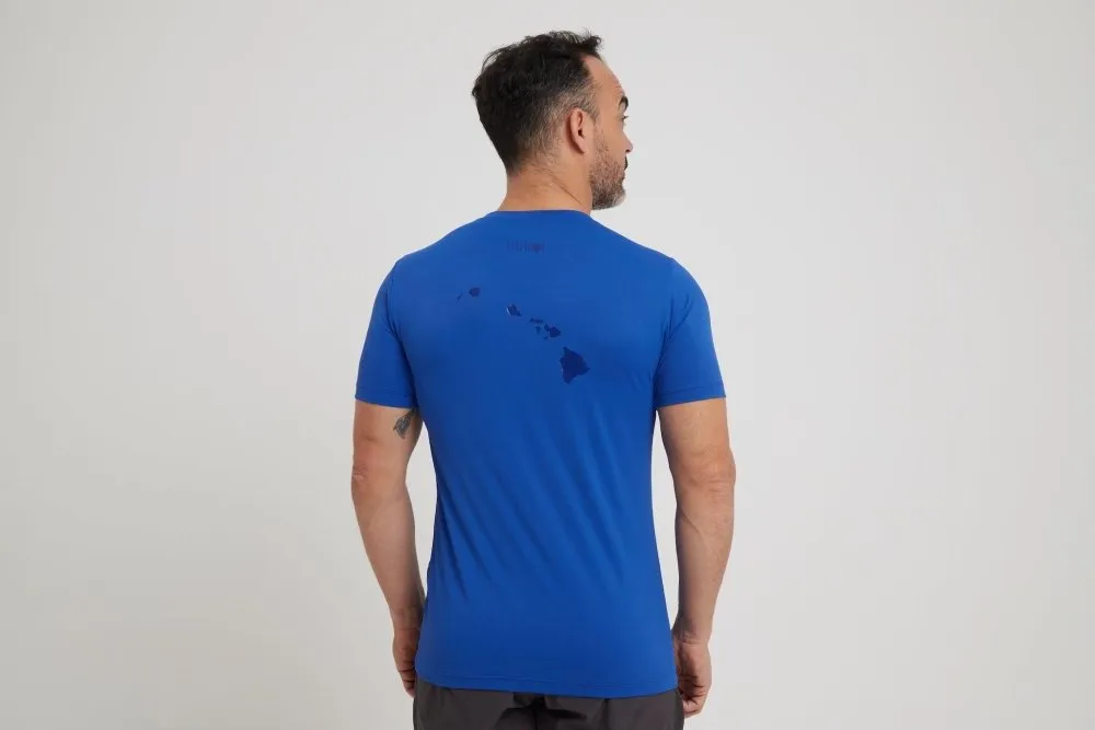 Men's Dri-Fit T-Shirt with LILIKOI logo - ROYAL BLUE