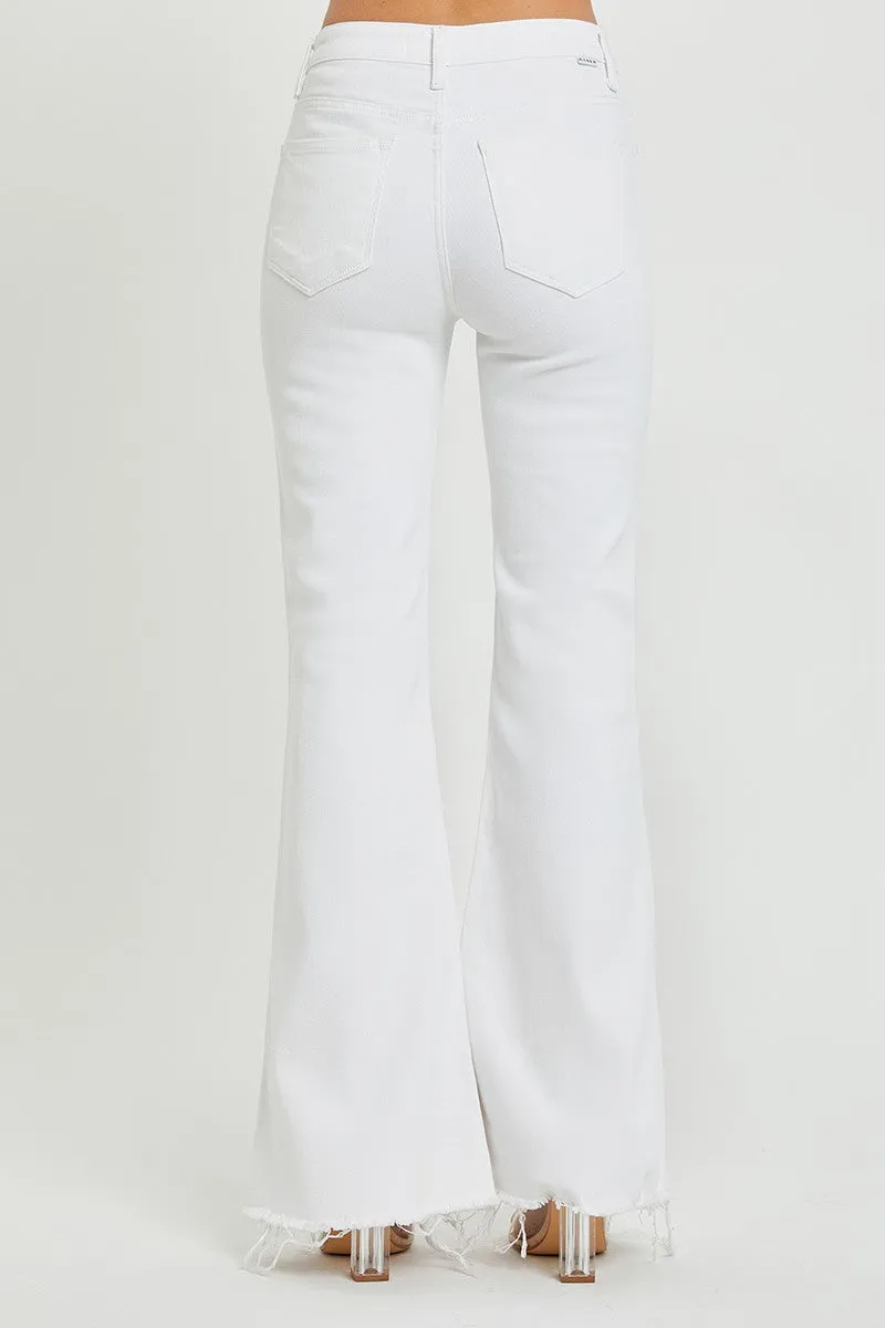 Mid Rise Flare - white