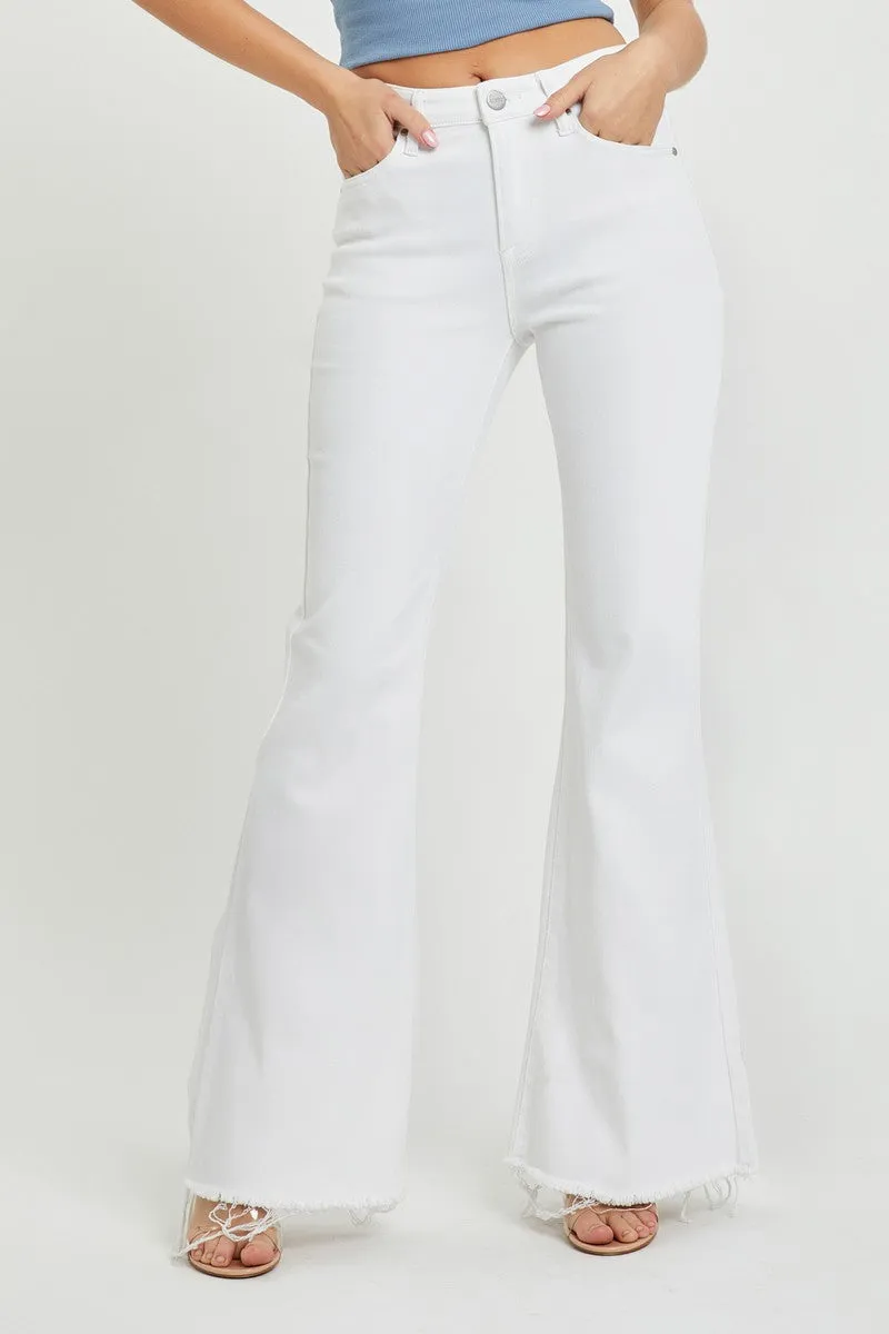 Mid Rise Flare - white