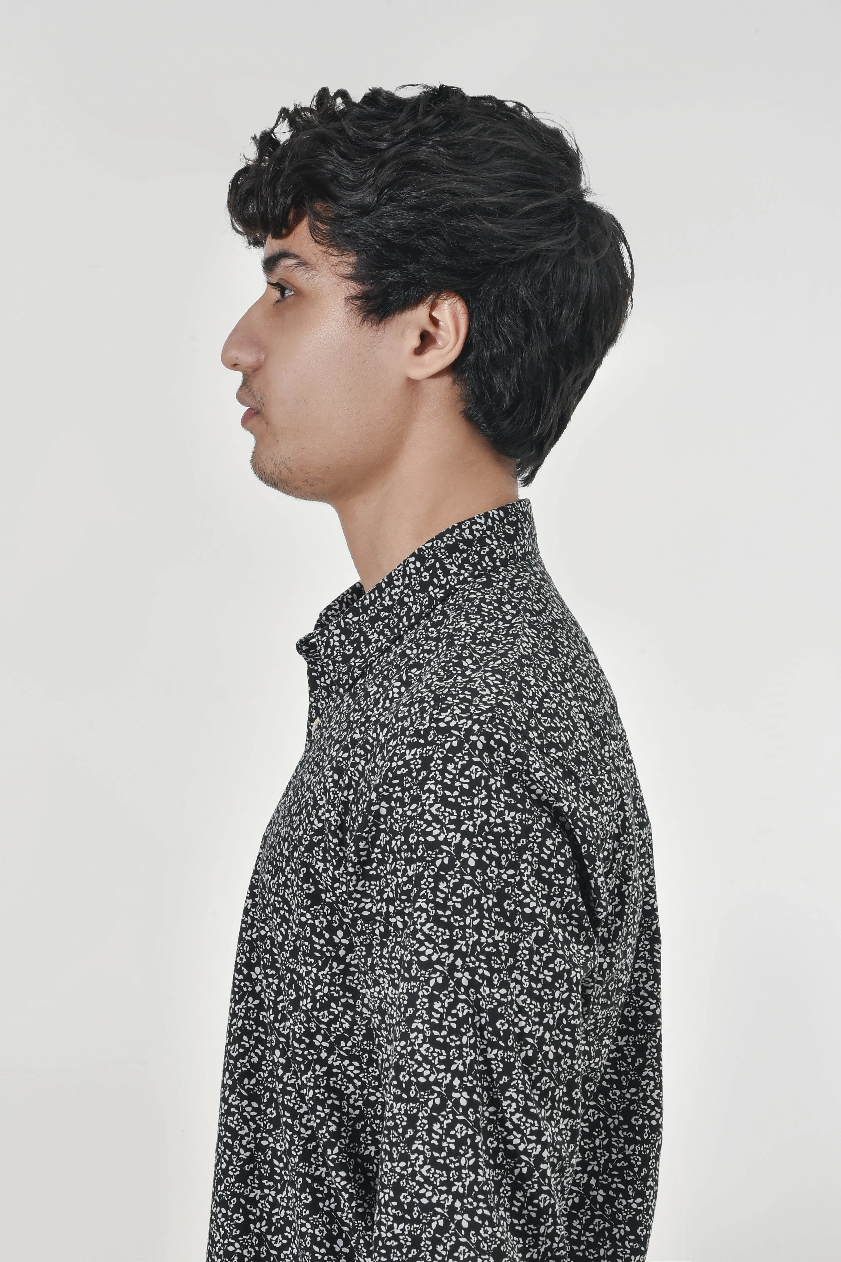 Midnight Flora Printed Shirt