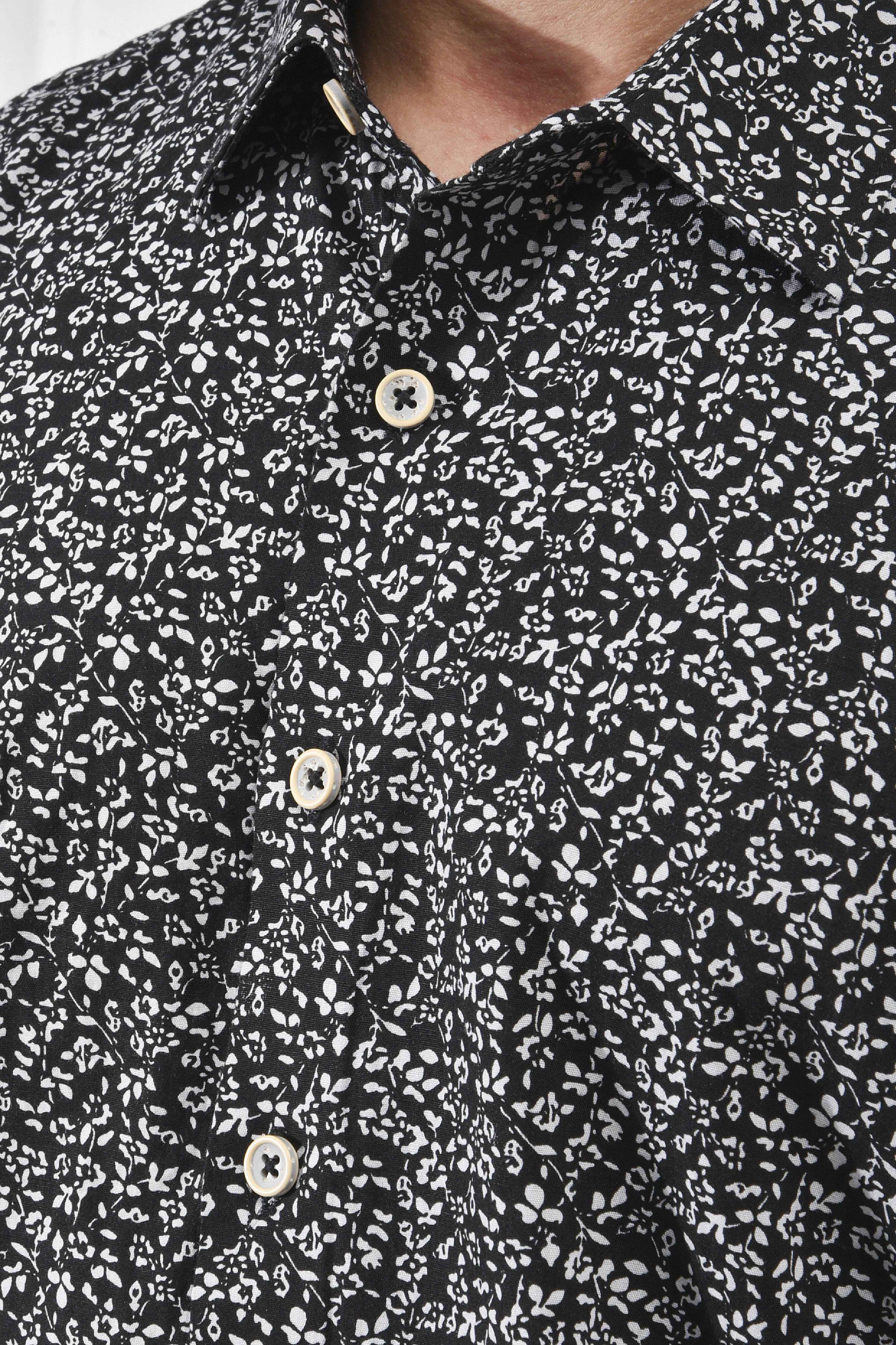 Midnight Flora Printed Shirt